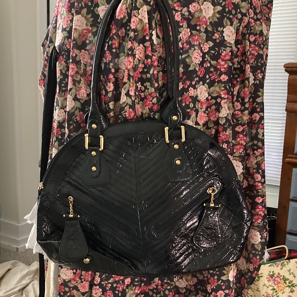 Sharif black handbag